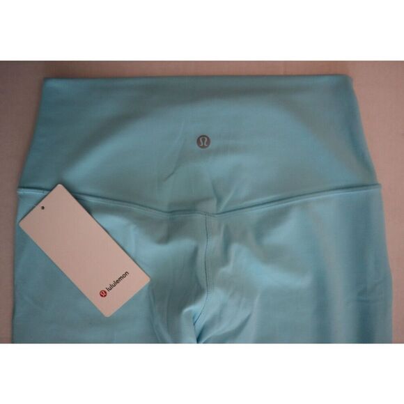 Lululemon LW5CTIS Women's Sz 8 Cyan Blue Align High-Rise 28" Pants - Picture 7 of 9